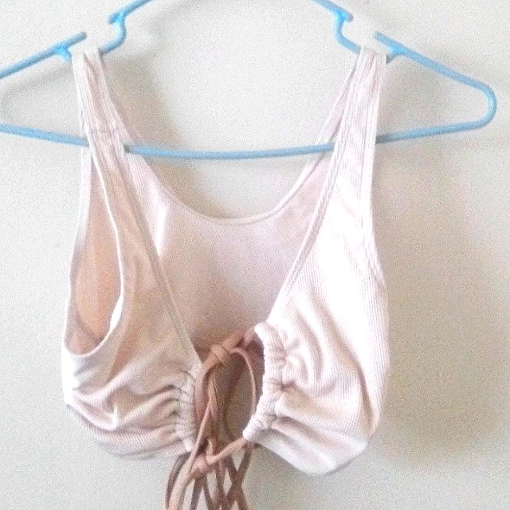 Cut out bathing suit two piece set bikini